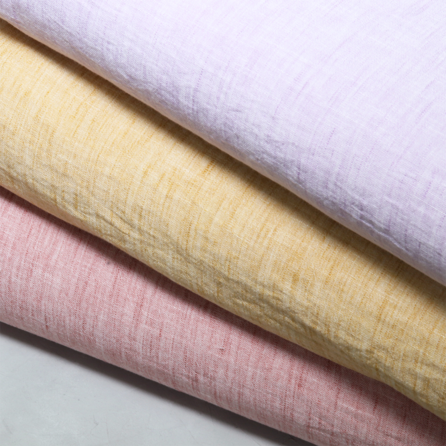Tissu robes et blouses Aspect lin Uni Mélange-0 Tissu robes et blouses Aspect lin Uni Mélange-0