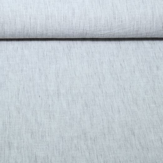 Tissu robes et blouses - aspect lin Mélange Gris
