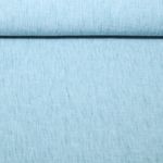 Tissu robes et blouses - aspect lin Bleu pétrole