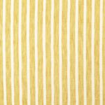 Tissu robes et blouses - aspect lin rayures Mélange Jaune