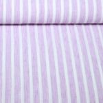Tissu robes et blouses - aspect lin rayures Mélange Lilas Tissu robes et blouses - aspect lin rayures Mélange Lilas