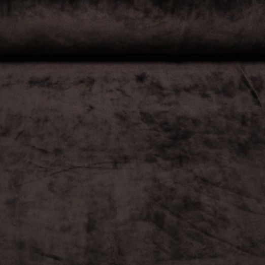 Jersey velours Supersoft - Uni Marron