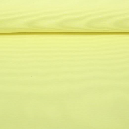 Jersey côtelé Leonhard - Jaune pâle à côtes transversales