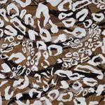 Popeline di viscosa - Leo Abstract Brown Popeline di viscosa - Leo Abstract Brown