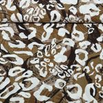 Viscose Popeline - Léopard Abstrait Marron