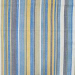 Viskose - Rayon Slub Stretch Stripe Mix Blå
