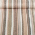 Viscose - Rayon Slub Stretch mélange de rayures Beige