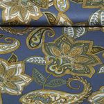 Viskosejersey - Paisley Jeansblau Viskosejersey - Paisley Jeansblau