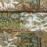 Toile canevas Jacquard - Orient Kaki Toile canevas Jacquard - Orient Kaki