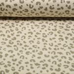 Kuschelfleece - Doubleface Leo Beige Kuschelfleece - Doubleface Leo Beige