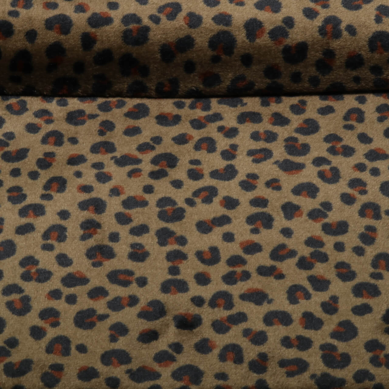 Kuschelfleece - Doubleface Leo Braun-0 Kuschelfleece - Doubleface Leo Braun-0