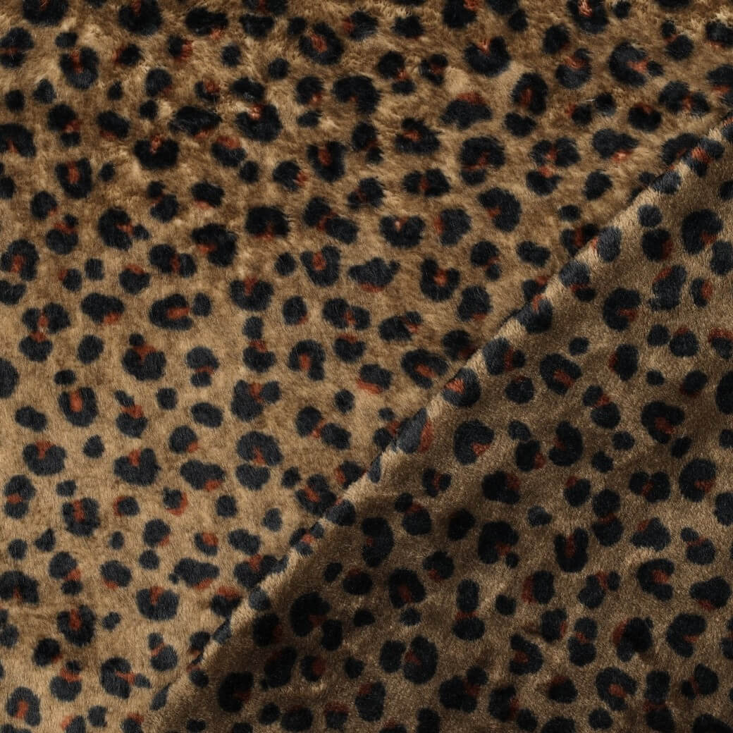 Kuschelfleece - Doubleface Leo Braun-1 Kuschelfleece - Doubleface Leo Braun-1