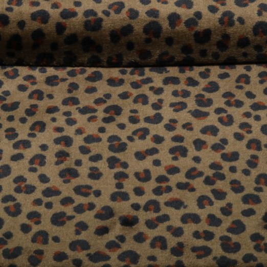 Kuschelfleece - Doubleface Leo Braun Kuschelfleece - Doubleface Leo Braun