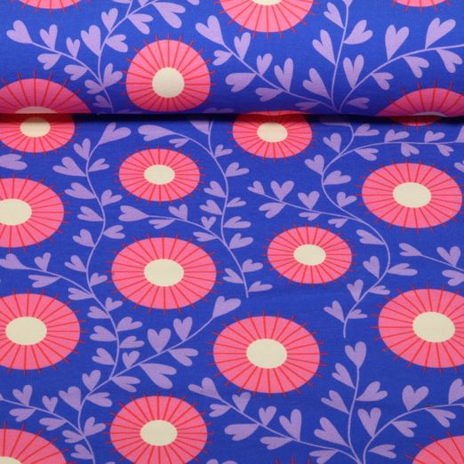 Sweat d'été bio - HHL Queen of Hearts Court Garden Bleu