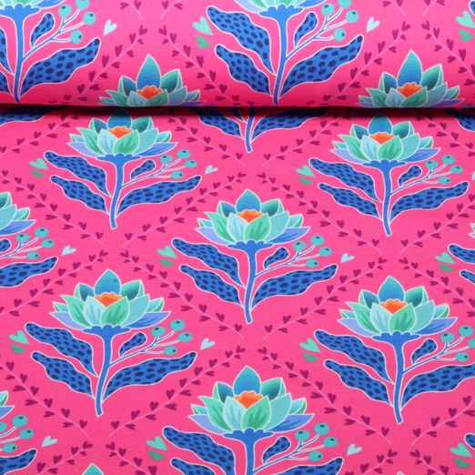 Bio Sommersweat - HHL Queen of Hearts Lotus Royal Pink Bio Sommersweat - HHL Queen of Hearts Lotus Royal Pink