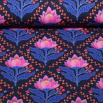 Sweat d'été bio - HHL Queen of Hearts Lotus Royal Bleu marine