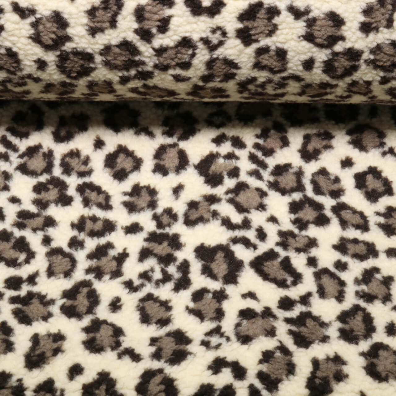 Polaire teddy - Jacquard Léopard Beige-0 Polaire teddy - Jacquard Léopard Beige-0