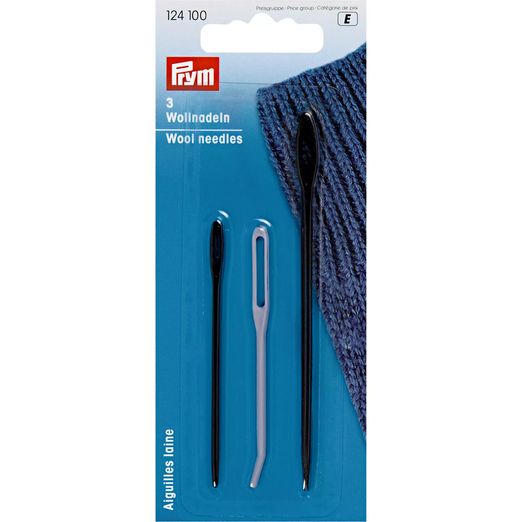 PRYM Wollnadeln - Kunststoff - 3 Stück