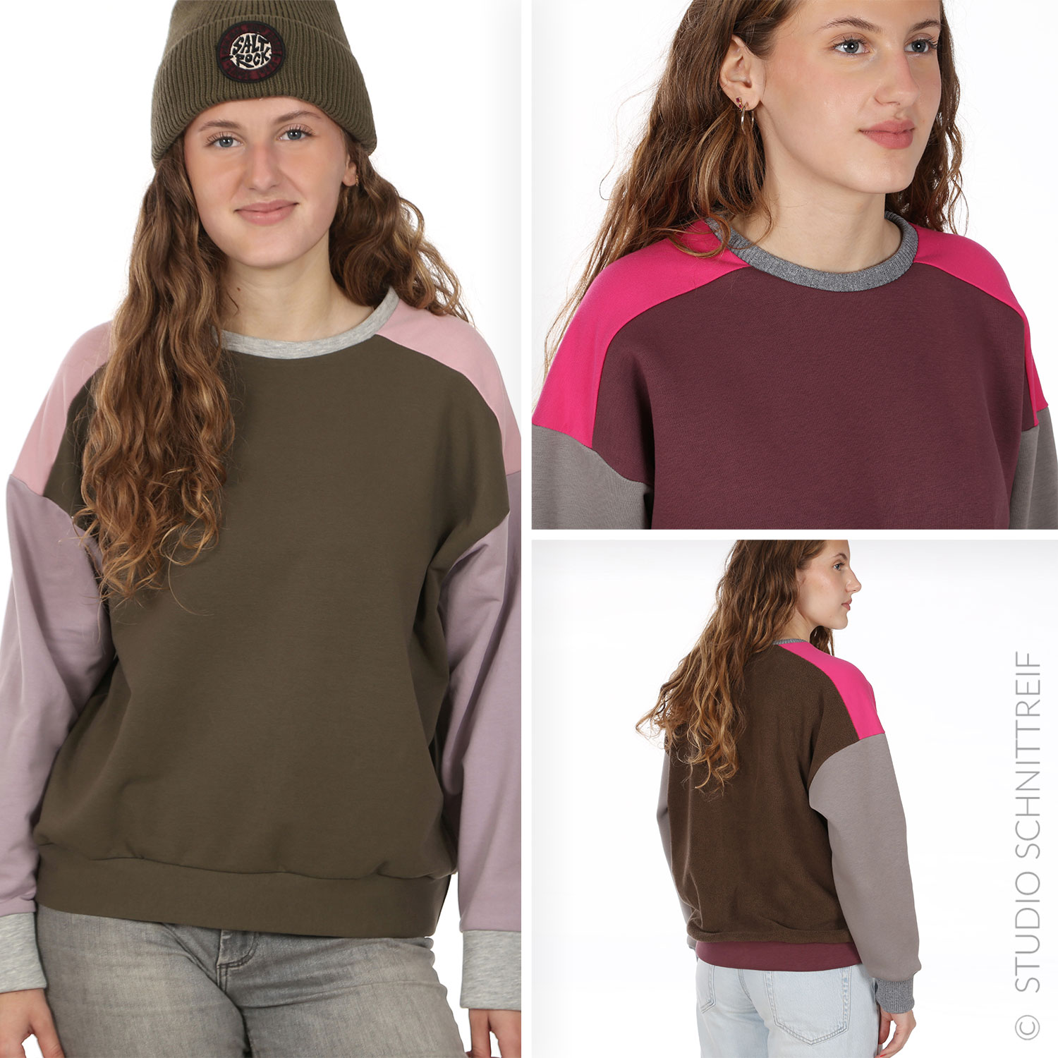 Colourblocking-Sweater - FRAU ALEX - Schnittmuster eBook-0 Colourblocking-Sweater - FRAU ALEX - Schnittmuster eBook-0