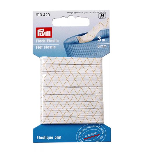 PRYM Flach-Elastic - 6mm - 3m Länge PRYM Flach-Elastic - 6mm - 3m Länge