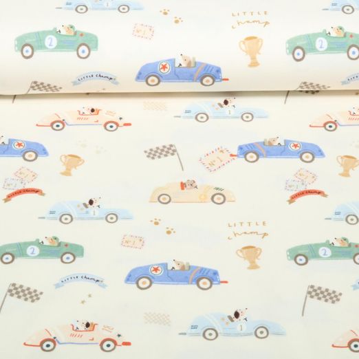 Jersey Little Jax - Digital Tierisches Autorennen Beige Jersey Little Jax - Digital Tierisches Autorennen Beige