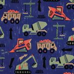Sudor - Vehículos de construcción digitales azul cobalto