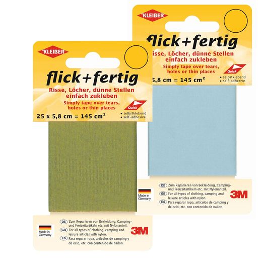 Flick + Fertig selbstklebender Reparaturflicken 5,8 x 25 cm Flick + Fertig selbstklebender Reparaturflicken 5,8 x 25 cm