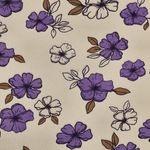 Sweat Natural - Fleurs Naturel Violet gratté Sweat Natural - Fleurs Naturel Violet gratté