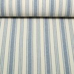 Coton tissé - Linge de cuisine rayures Beige Jeans