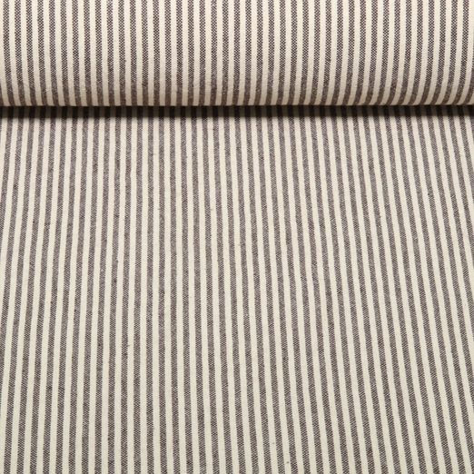 Coton tissé - Linge de cuisine mini-rayures Beige Marron café Coton tissé - Linge de cuisine mini-rayures Beige Marron café