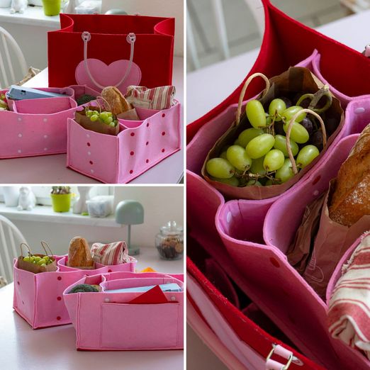 Freebie - Marktkorb-Organizer Mercado - Gratis Schnittmuster Freebie - Marktkorb-Organizer Mercado - Gratis Schnittmuster
