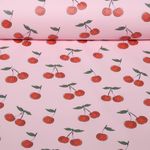 Tissu imperméable - cerises Rose Tissu imperméable - cerises Rose