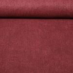 Toile canevas prélavée - Pre-Washed Uni Mélange Bordeaux