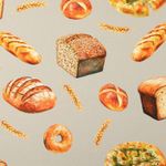 Baumwoll-Webware - Digital Brotmix Grau