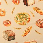 Baumwoll-Webware - Digital Brotmix Beige