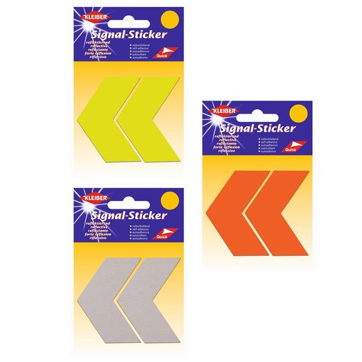 Signal-Sticker - Pfeile 5,3 cm x 7,0 cm - selbstklebend Signal-Sticker - Pfeile 5,3 cm x 7,0 cm - selbstklebend