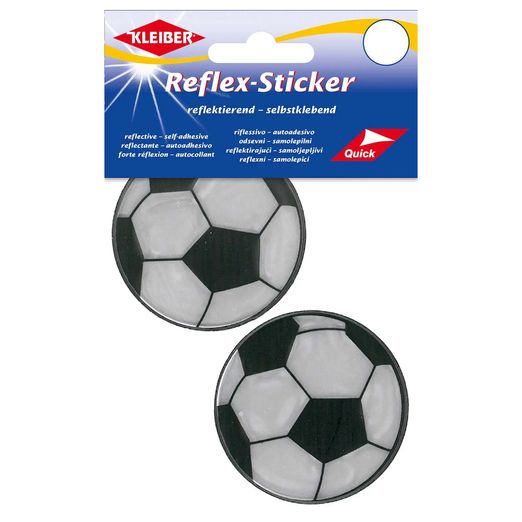Reflex-Sticker Fußbälle - Ø 6,5 cm - 2 Stück Reflex-Sticker Fußbälle - Ø 6,5 cm - 2 Stück