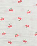 Muselina extra ancha - blanco cereza 250cm