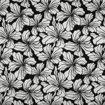 Viscosa - Flores grandes negras