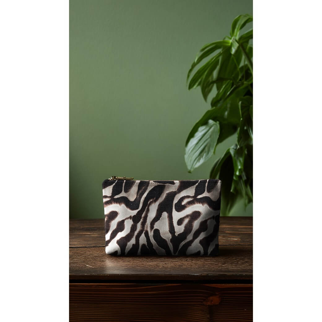 Baumwoll-Canvas - Digitaldruck Slub Zebra Sand-1 Baumwoll-Canvas - Digitaldruck Slub Zebra Sand-1