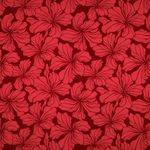 Viscose - Grandes fleurs Rouge Viscose - Grandes fleurs Rouge