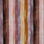 Viscose - Digitale aquarelstrepen mauve Viscose - Digitale aquarelstrepen mauve