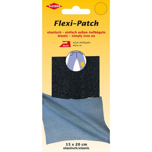 Flexi-Patch zum außen Aufbügeln - jeans dunkelblau Flexi-Patch zum außen Aufbügeln - jeans dunkelblau