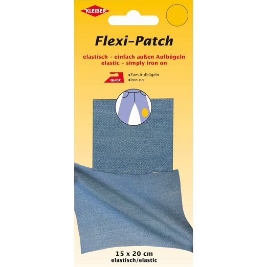 Flexi-Patch zum außen Aufbügeln - jeans hell Flexi-Patch zum außen Aufbügeln - jeans hell