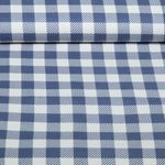 Flanelle de coton - carreaux Bleu jeans Flanelle de coton - carreaux Bleu jeans