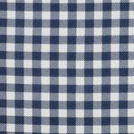Flanella di cotone a quadri blu denim Flanella di cotone a quadri blu denim