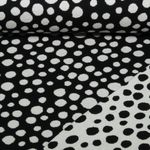 Maglia Jacquard Organica - Queens of Hearts Pop of Love Doubleface Nero