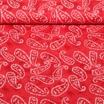 Baumwoll-Voile - Batik Abstrakt Rot