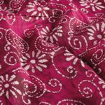Voile di cotone - fiori batik rosa Voile di cotone - fiori batik rosa
