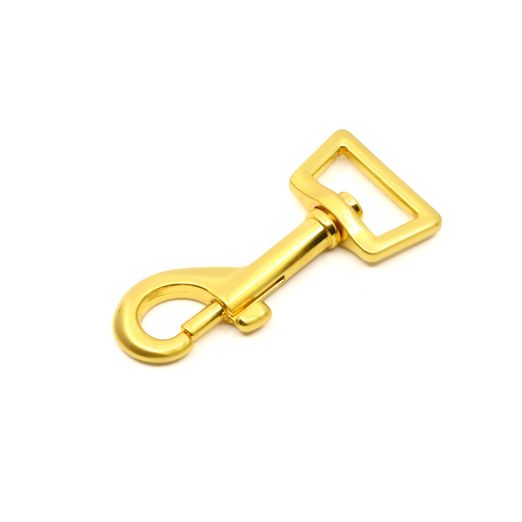 Mousqueton métal pour sangle 25 mm - Doré